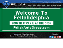 Tablet Screenshot of fellahautogroup.com